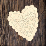 WWW Smooches Cow Print Heart