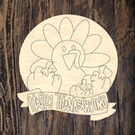 WWW Turkey Thanksgiving Plaque