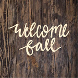 WWW Welcome Fall Plaque 1