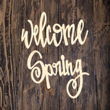 WWW Welcome Spring Kite Plaque